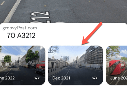Vælg ældre Street View-billeder i Google Maps