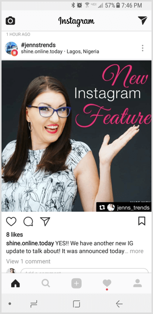 Instagram følg branded hashtag