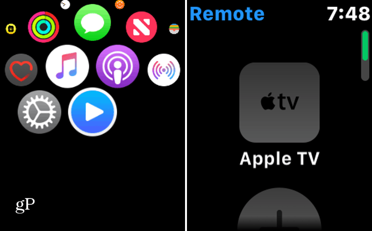 Slut Apple Watch til Apple TV