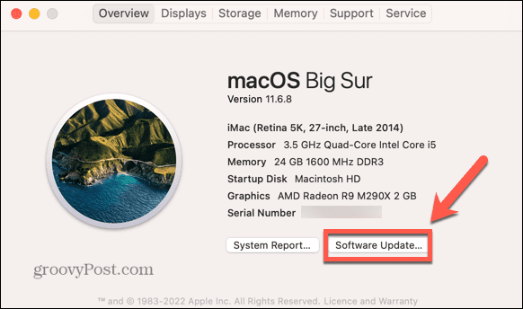 mac softwareopdatering
