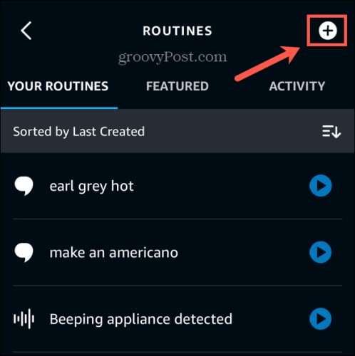 alexa app ny rutine