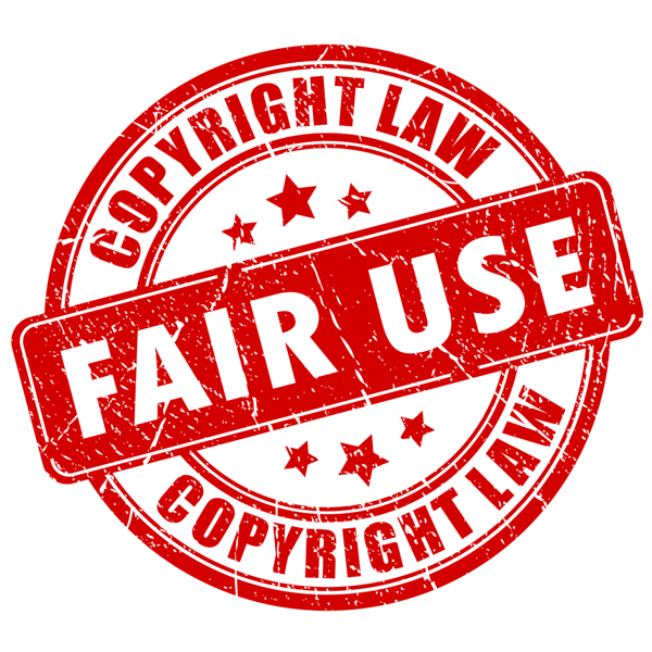 Læren om fair anvendelse tillader bestemt brug af billeder og indhold, så længe brugen ikke hindrer forfatterens rettigheder.