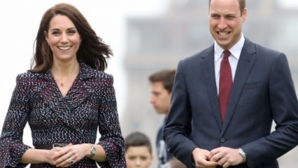 Prins William og Kate Middleton forlod deres børn til skole til fods!