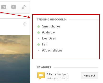 trending på google +