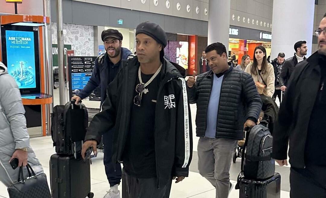 Den legendariske fodboldspiller Ronaldinho kom til Istanbul!