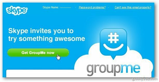 Skype groupme