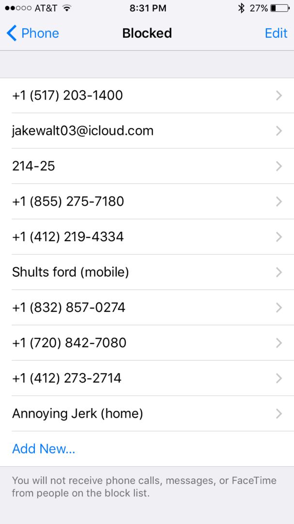 Sådan blokeres iPhone-kontakter og ukendte opkaldere: Opkald, FaceTime og tekster