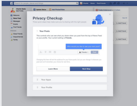 facebook privatlivskontrol