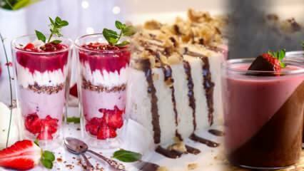 Tager mælkesød dessert op i vægt? Kalorier af lette desserter! Fit mælke dessert opskrift