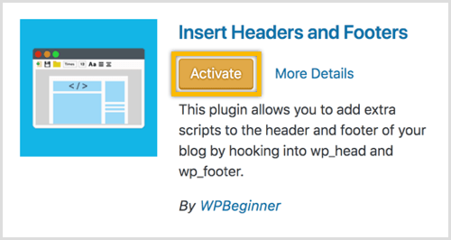 WordPress Insert Heads and Footers-plugin