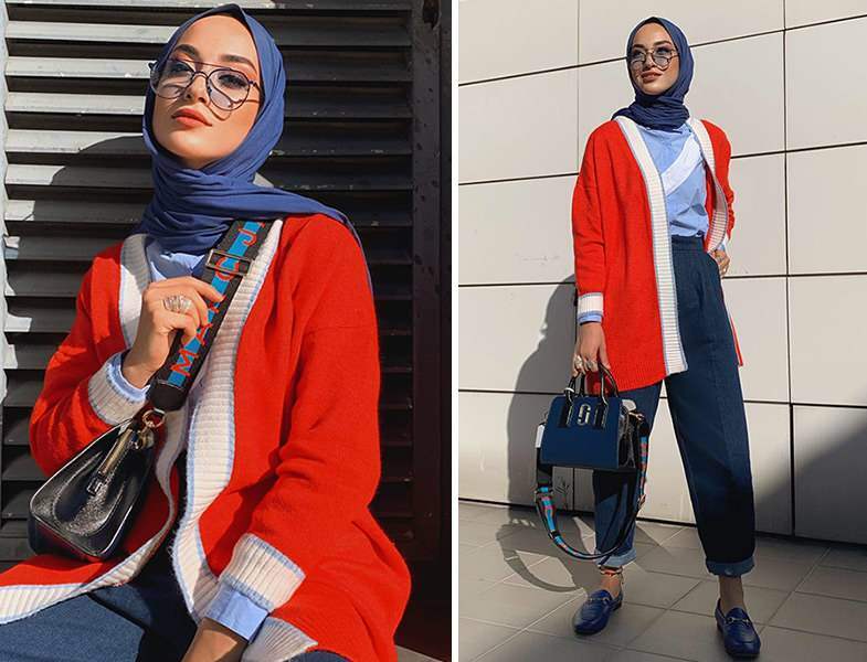 Cardigan-modeller, der skiller sig ud i hijab-mode fra 2021 | Hvordan man kombinerer cardigans?