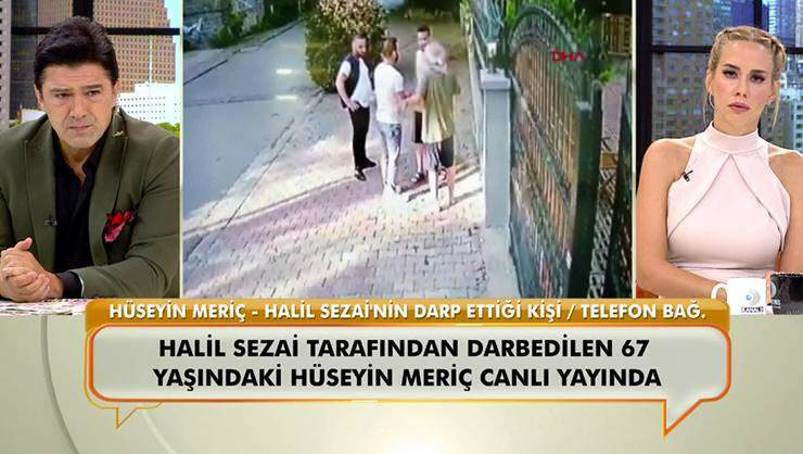 Hüseyin Meriç, der blev mishandlet af Halil Sezai, forklarede, hvad han levede i en live-udsendelse!