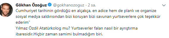 Hård kritik fra Gökhan Özoğuz til Yılmaz Özdils dyre bog!