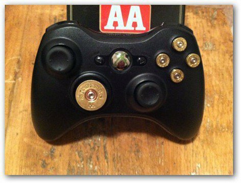 steampunk xbox 360 bullet knapper controller