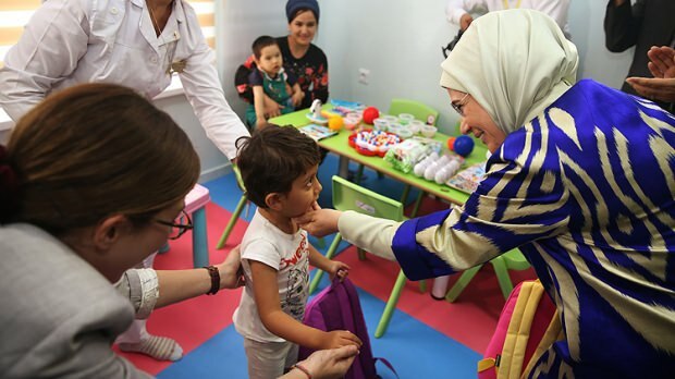 First Lady Erdoğan åbner handicap- og rehabiliteringscenter