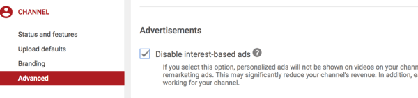 Sådan oprettes en YouTube-annoncekampagne, trin 36, mulighed for at forhindre specifik videoplacering af konkurrenter på din kanal