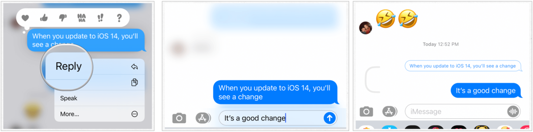 iOS 14 integrerede meddelelser