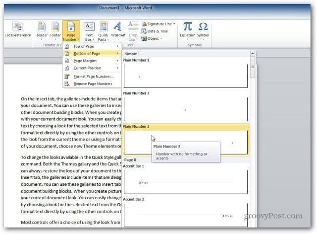 Sådan føjes sidetal til Microsoft Word-dokumenter