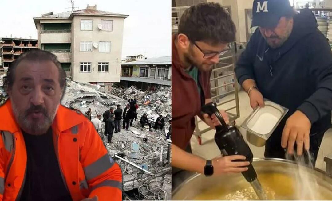 Chef Mehmet Yalçınkaya, der arbejdede hårdt i jordskælvsområdet, kaldte på alle! 