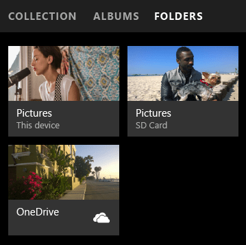 fotos app windows 10 mobil