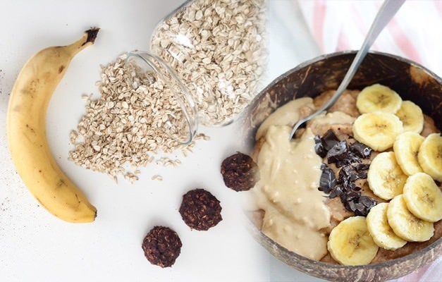 Diæt havre morgenmad opskrift: Hvordan laver man banan og kakao havre?