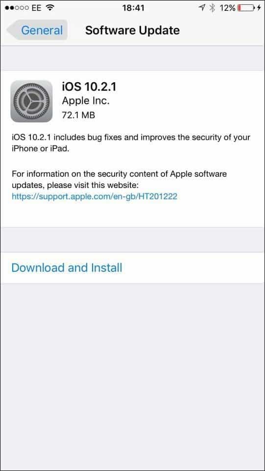 Apple iOS 10.2.1 - Bør du opgradere og hvad er inkluderet?