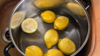 Kogt citrondiet fra Saraçoğlu, der får dig til at tabe dig! Hvordan man taber sig med kogt citron?