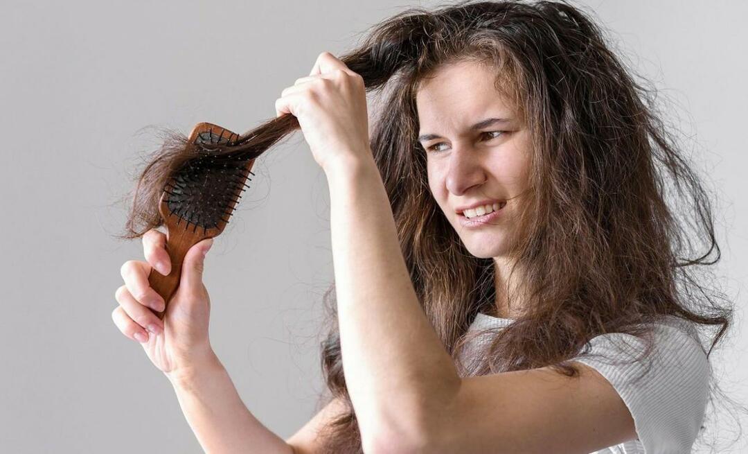 Hvordan løser man hår, der er sammenfiltret og filtagtigt?