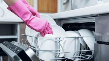 Genstande, der ikke bør placeres i opvaskemaskinen