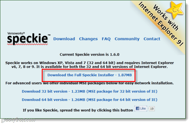 Tilføj stavekontrol til Internet Explorer 9 med Speckie