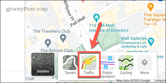 google maps trafik