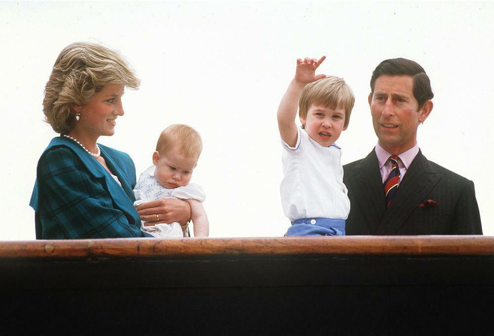 Prinsesse Diana, kong Charles III og deres børn