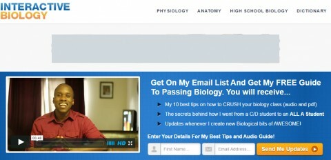 Leslies første blog, Interactive Biology, præsenterede individuelle biologikoncepter i korte videoer.