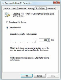 Sådan øges Windows 7 og Vista-ydelsen ved hjælp af ReadyBoost