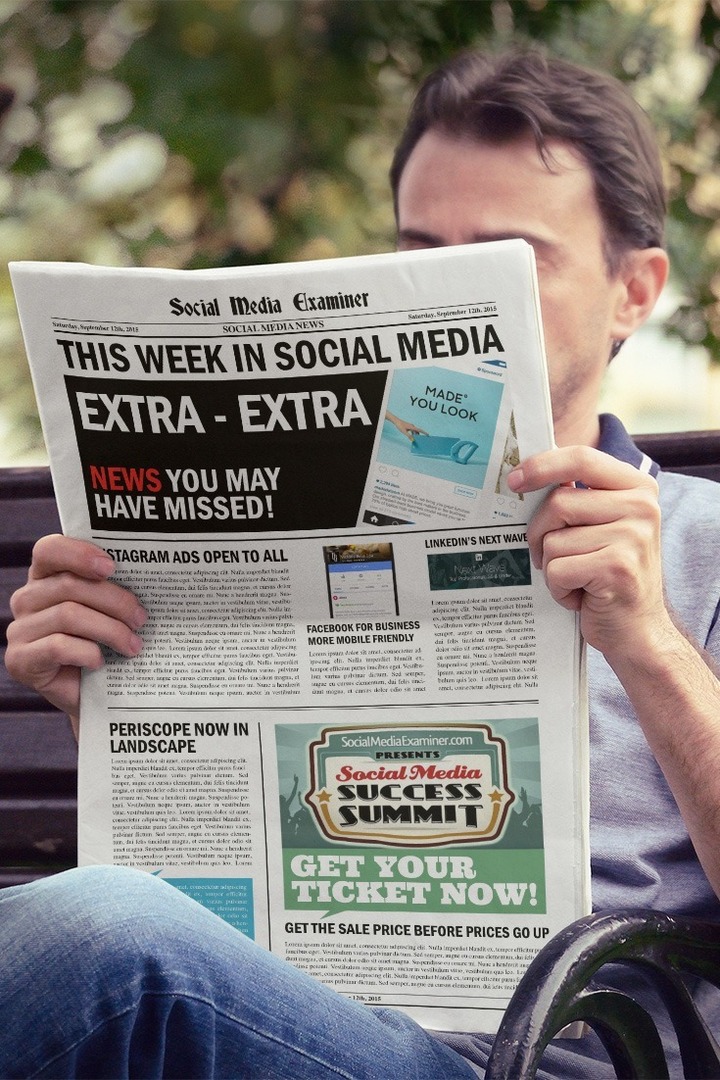 social media examinator ugentlige nyheder den 12. september 2015