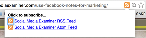 at finde RSS-feeds