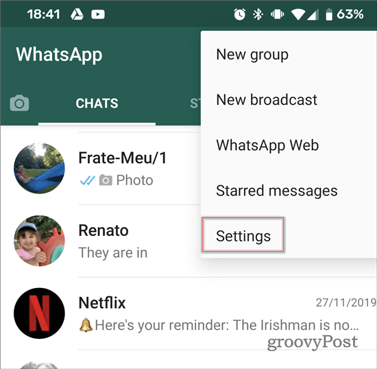 WhatsApp holder op med at tilføje til gruppens indstillinger
