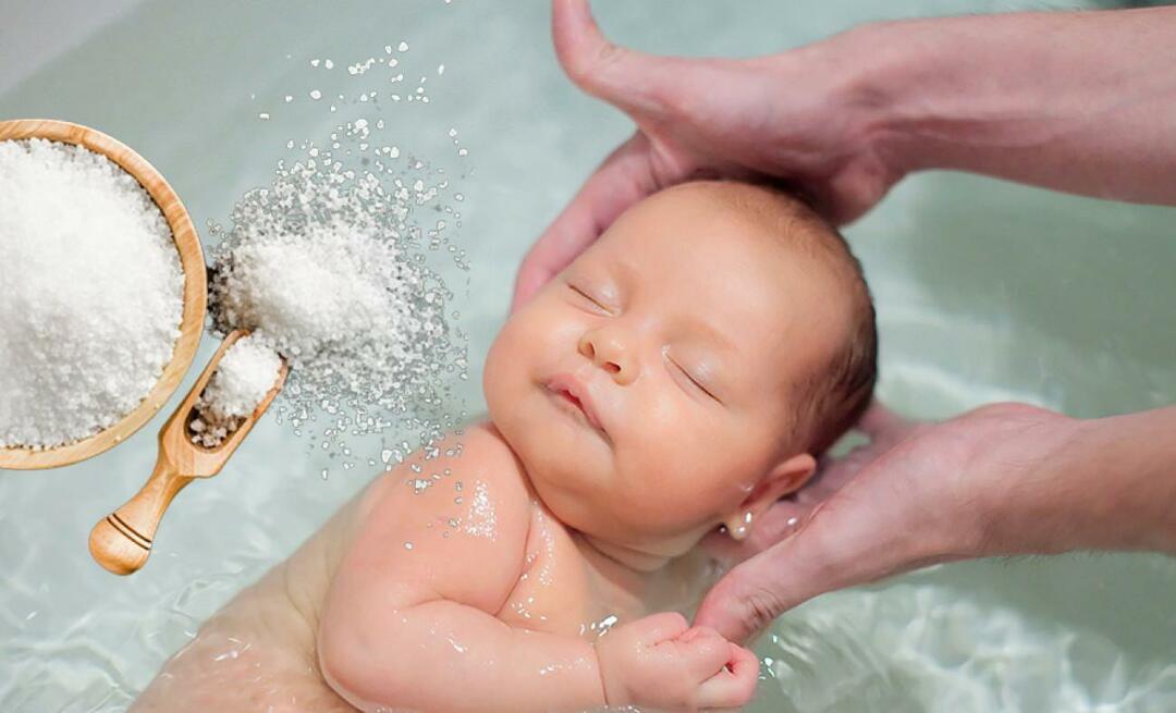 Er det skadeligt at bade babyer med salt? Hvor kommer skikken med at salte nyfødte babyer fra?