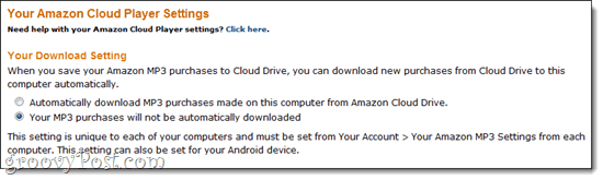 Amazon Cloud Player Desktop version - gennemgang og skærmbillede tour