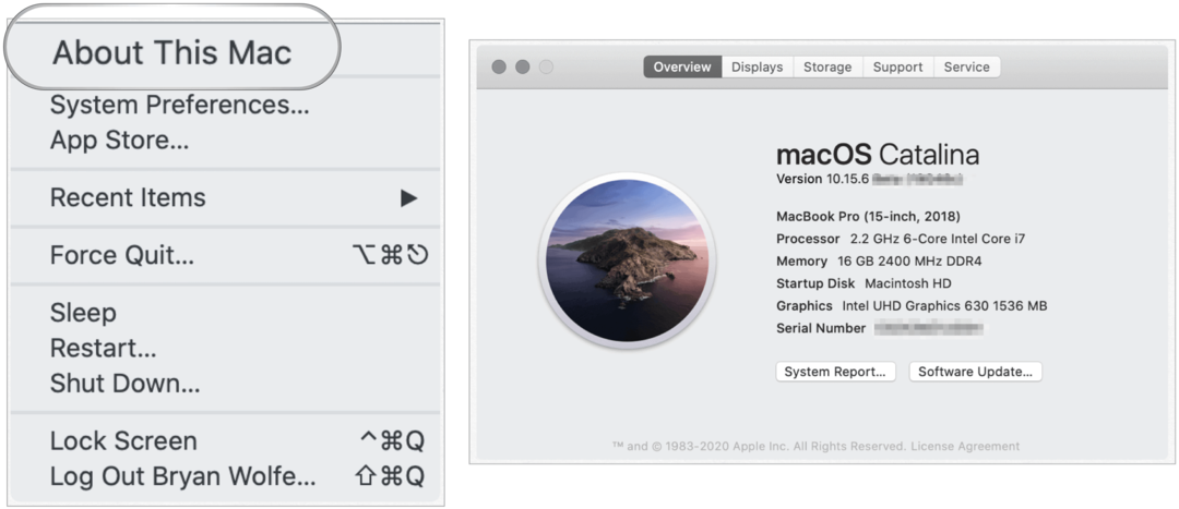 Find Mac-version