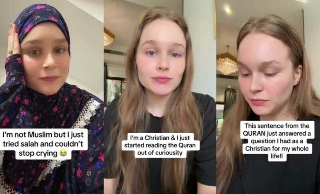 Den unge kvinde, påvirket af begivenhederne i Gaza, blev muslim! 