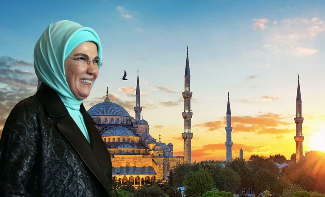Deling af Ramadan fra Emine Erdoğan: Jeg ønsker, at Ramadanen bringer velvære til vores land
