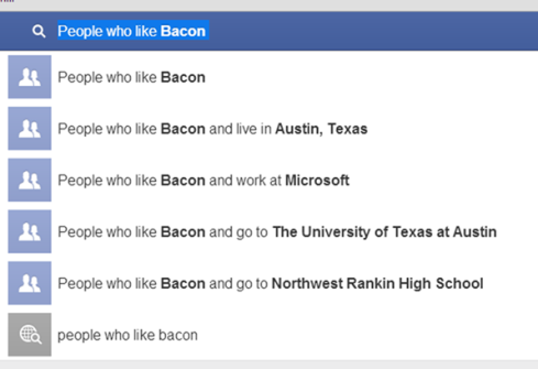 grupper og tilknytninger, der kan lide bacon