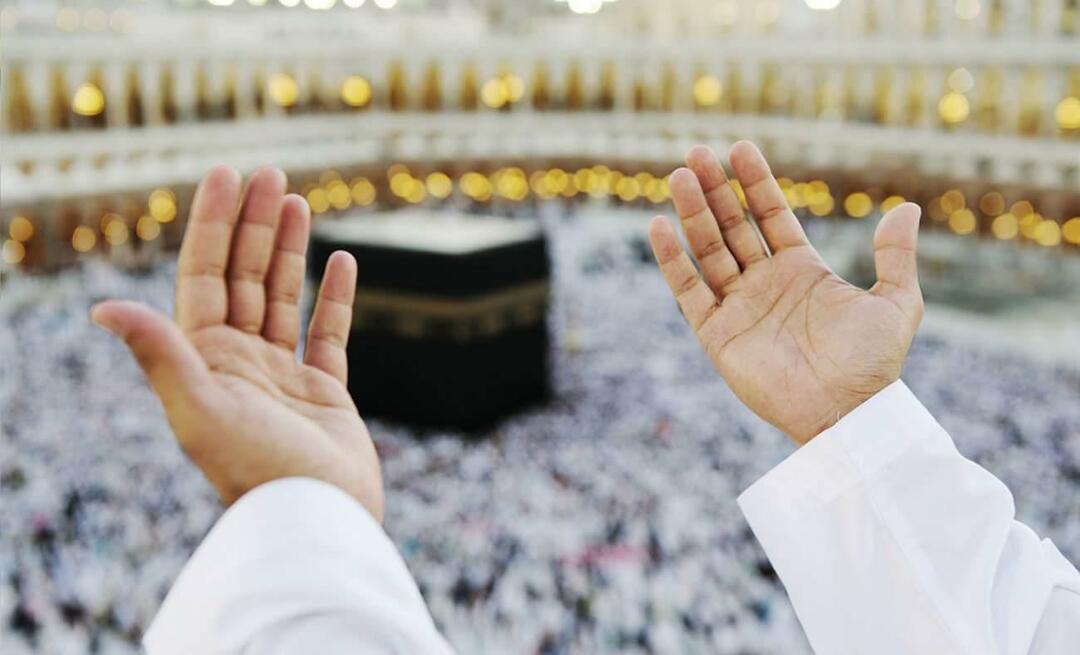 Er der en cirkulær bøn i islamiske kilder?