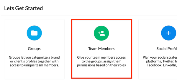 Kom godt i gang ved at tilføje teammedlemmer til din Statusbrew-konto.