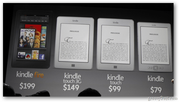 Amazon: Annoncerer tre nye Kindle-læsere med nye $ 199 Kindle Fire Color Tablet BREAKING
