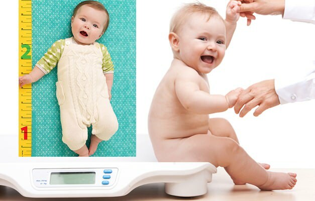 Hvordan beregnes højde og vægt hos spædbørn? Hvordan vejer man en baby derhjemme? Højde og vægtmåling hos babyen