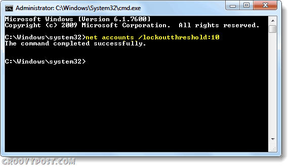 indstil låsningstærskel i windows 7