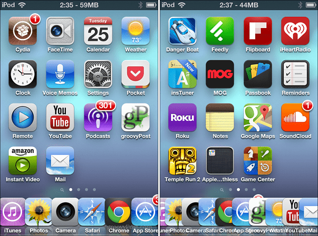 Tilføj flere ikoner iPhone eller iPod Touch Dock [Jailbreak]