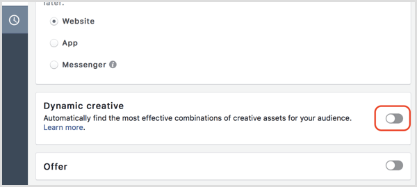 Facebook oprette annoncer dynamisk kreativ